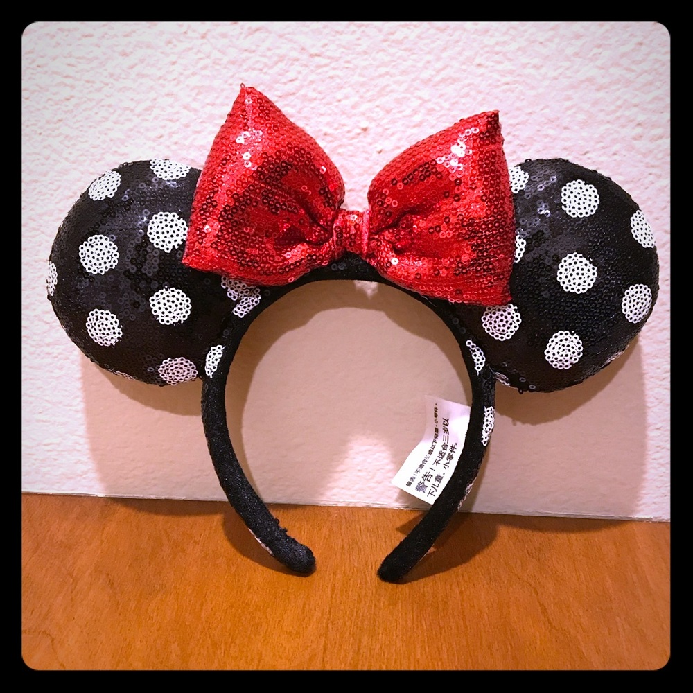 Disney Parks Polka Dot Minnie Mouse Ears